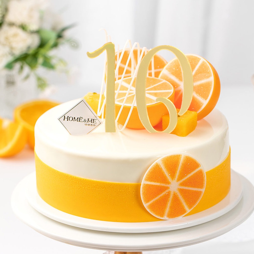 10pcs Muffin Ice Cream Cupcake Ornamen Golden Acrylic Digits Insert Card 0-9 Angka Topper Kue Dessert Halus Dekorasi Aksesoris Untuk Ulang Tahun Pernikahan Anniversary