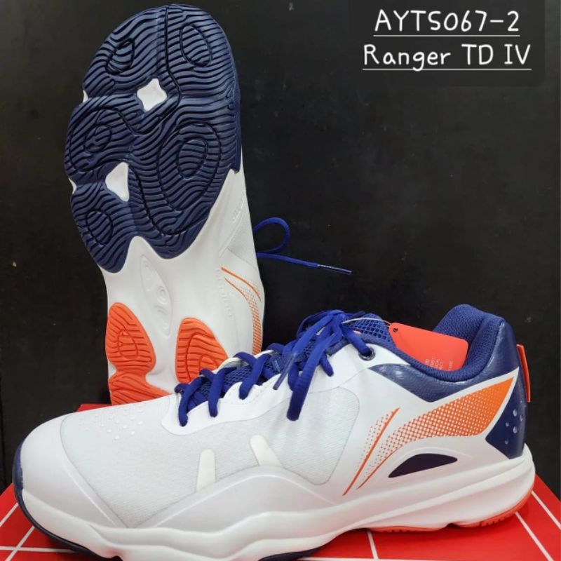 termurah terlengkap sepatu badminton lining ranger td IV merah red termurah sepatu badminton lining 