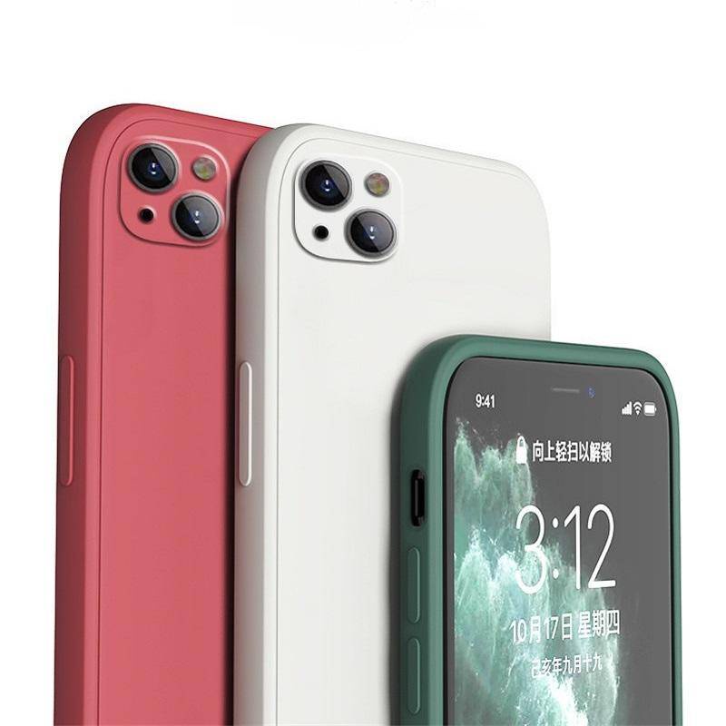 Casing Ponsel Silikon Cair Padat Untuk Huawei Mate30 20 20 20x40 Pro Plus Shockproof Anti-Drop Slim Penutup Belakang