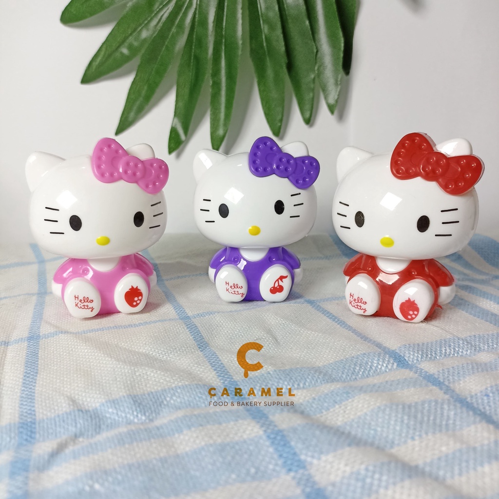 Cake Topper Hello Kitty - hiasan kue ultah anak - Hello kitty - FIGURE HELLO KITTY BAGUS