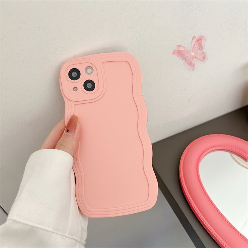 SOFTCASE GELOMBANG WAXY MACARON OPPO F5 F7 F9 A5S A11K A12 RENO 6 - UA