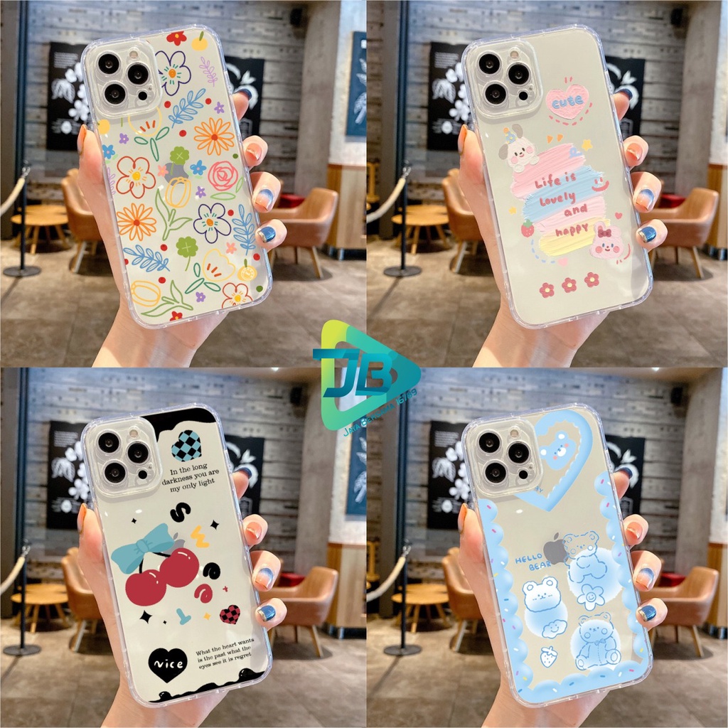 CUSTOM CASE SOFTCASE SILIKON CLEAR BENING NICE SWEET CUSTOM CASE SAMSUNG J2 PRIME GRAND PRIME A04 A04S A23 A13 A03 A20 A30 A03S A50 A50S A30S JB6461