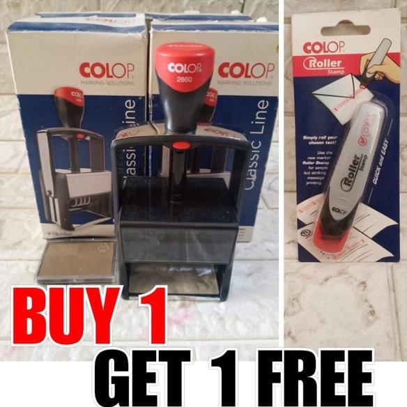 

Terlaris Stempel Colop FREE Roller Stamp Termurah