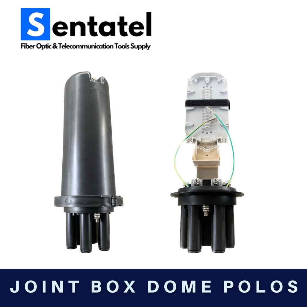 Joint Closure Dome Joint Box Polos FO 48 Core Up To 96 Core with Heat Shrink