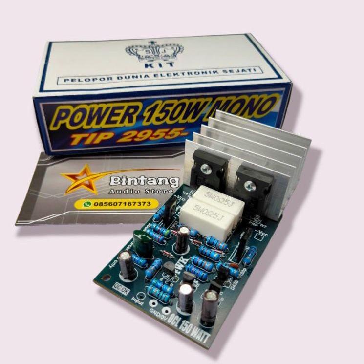 PALING BAGUS Power OCL 150 Watt Mono + Heatsink TR2955/3055 Product by TUNERSYS ✪ 853