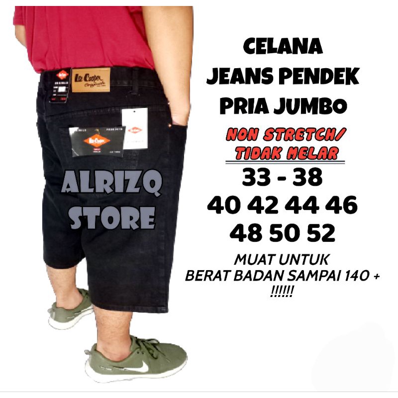 RJ5 Celana Jeans Pendek Pria Jumbo