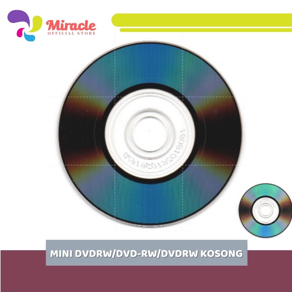 Mini DVDRW/DVD-RW/DVDRW Kosong/DVDRW Blank - ( 82207 )