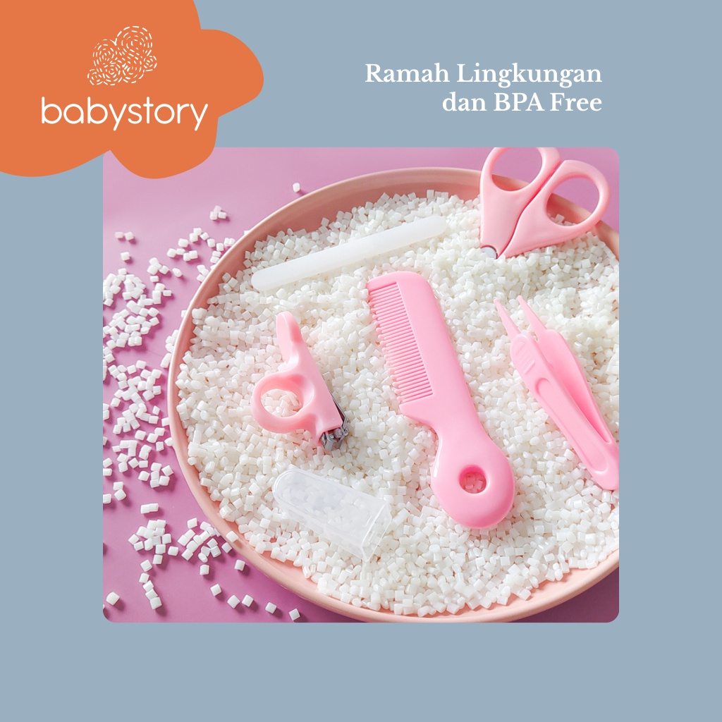 Baby Nail and hair kit 5 in 1 baby care kit sisir bayi gunting kuku bayi