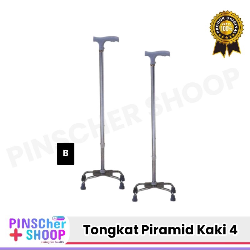 TONGKAT PIRAMID KAKI 4 | TONGKAT BANTU JALAN LANSIA