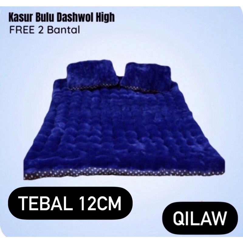 KASUR MENUL GENDER JUMBO 140 x 180cm FREE 2 BANTAL ONGKIR MURAH TEBAL 12cm