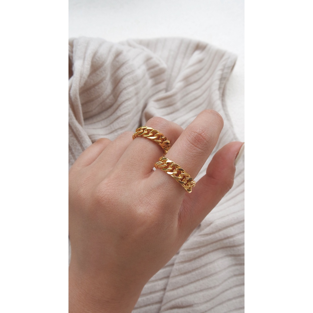 (CINCIN ANTI KARAT) MATEO RING - STAINLESS STEEL