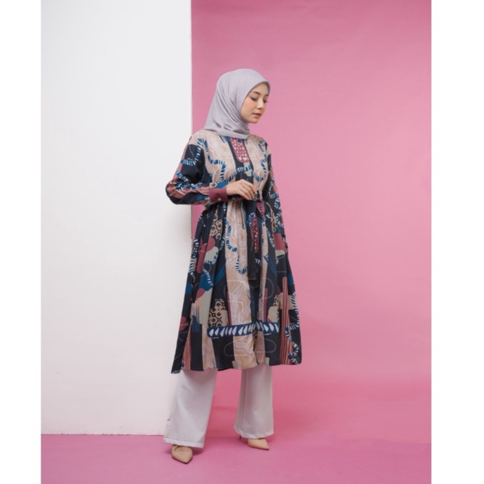 Radwah - Premium Syifa Tunik Printing - Tunik Wanita