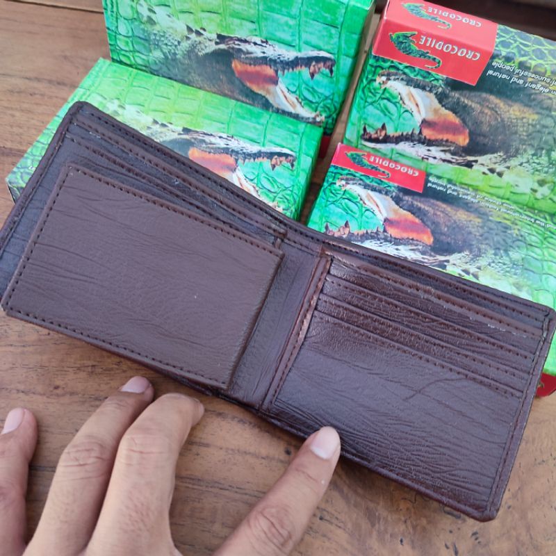 Dompet Pria Kulit Sintetis | Dompet Pria Lipat Full Slot