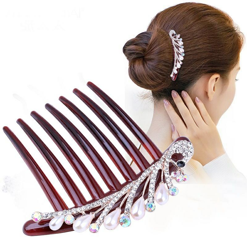Sirkam Korea 7 gigi / Sirkam permata korea / Sirkam rambut / sirkam sanggul / tusuk konde