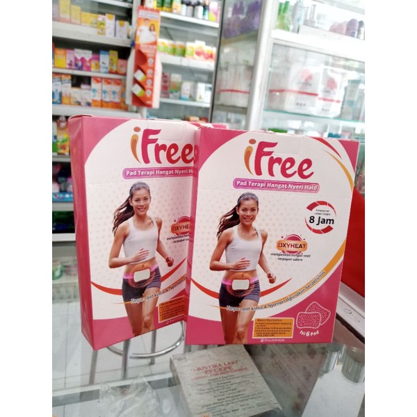 IFREE PAD TERAPI NYERI HAID @1 SACHET l 1 BOX ISI 6 SACHET