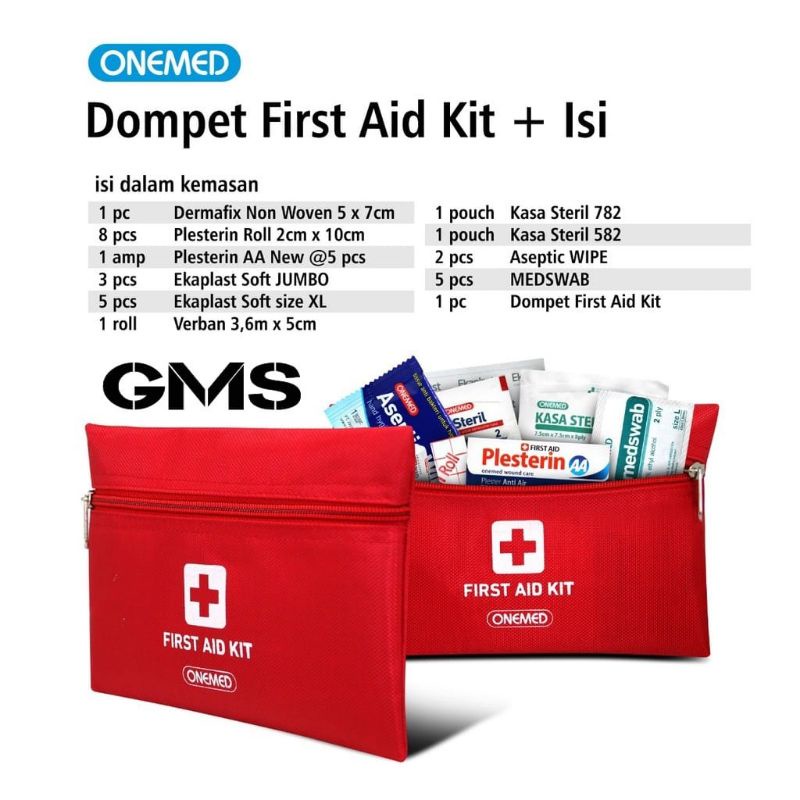 Dompet P3K Onemed / First Aid Kit / Kotak P3K Onemed