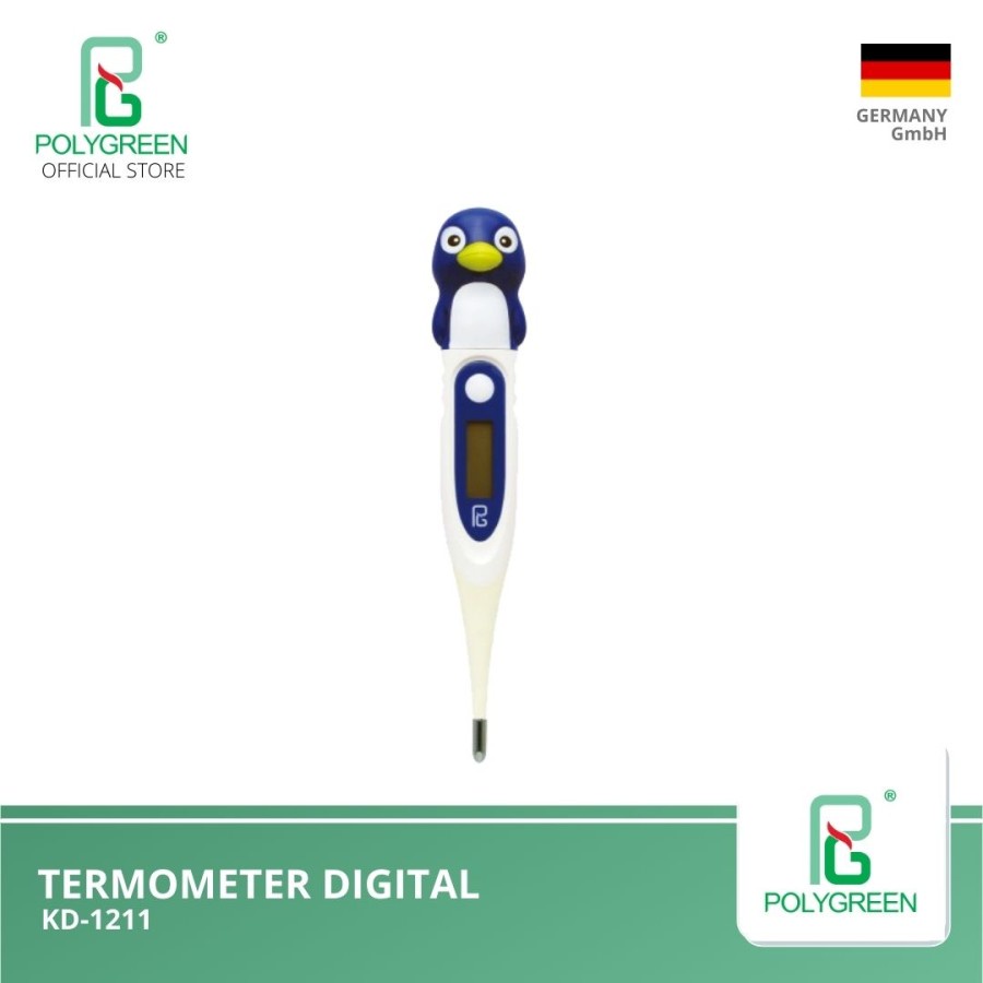 POLYGREEN THERMOMETER DIGITAL KIDDY KD-1211 TERMOMETER MEDICAL ONLINE MEDICALONLINE