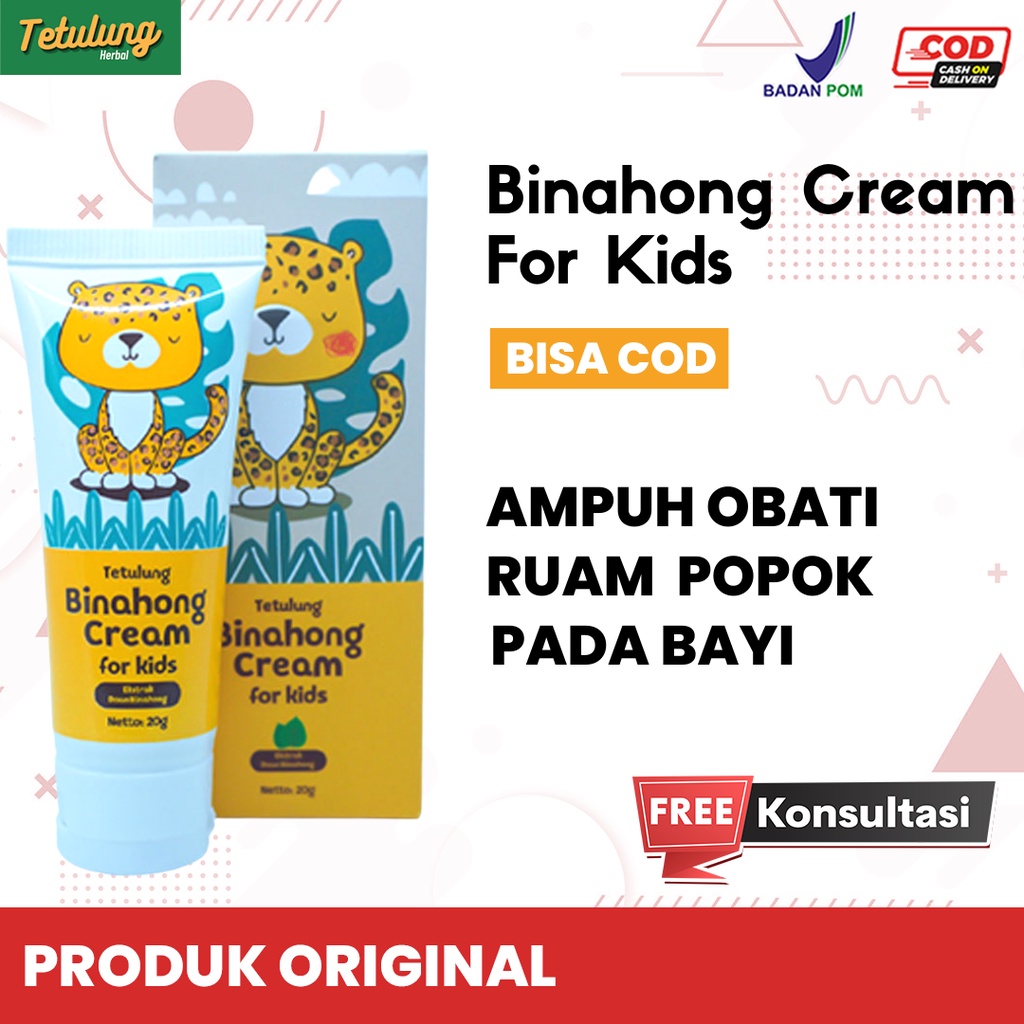 Salep Binahong Cream Untuk Anak - Obat Gatal Ruam Popok Pada Bayi/Anak Sudah BPOM