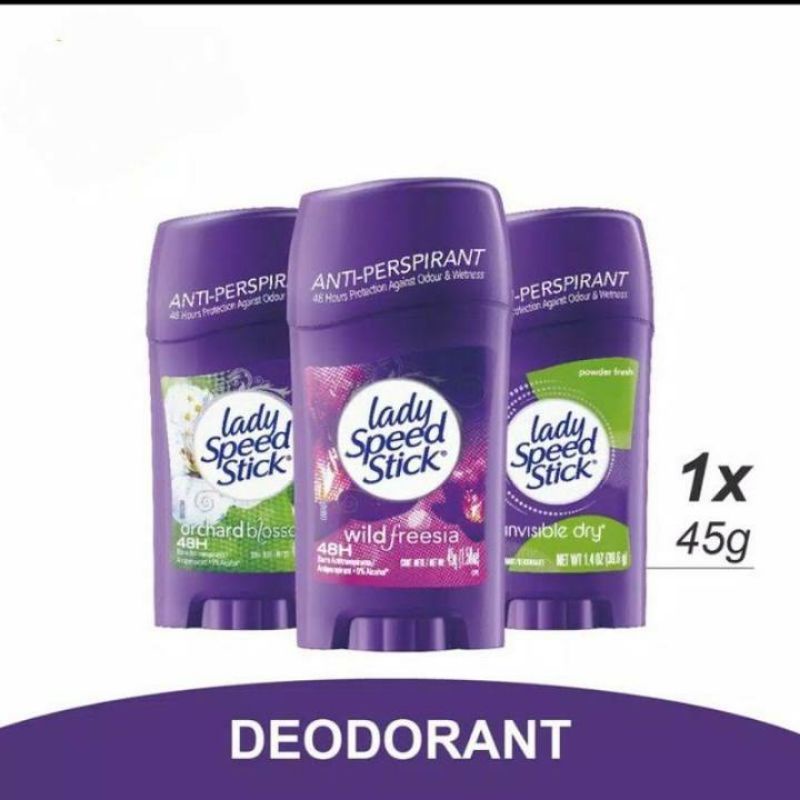 Jual Lady Speed Stick Deodorant 45g Shopee Indonesia
