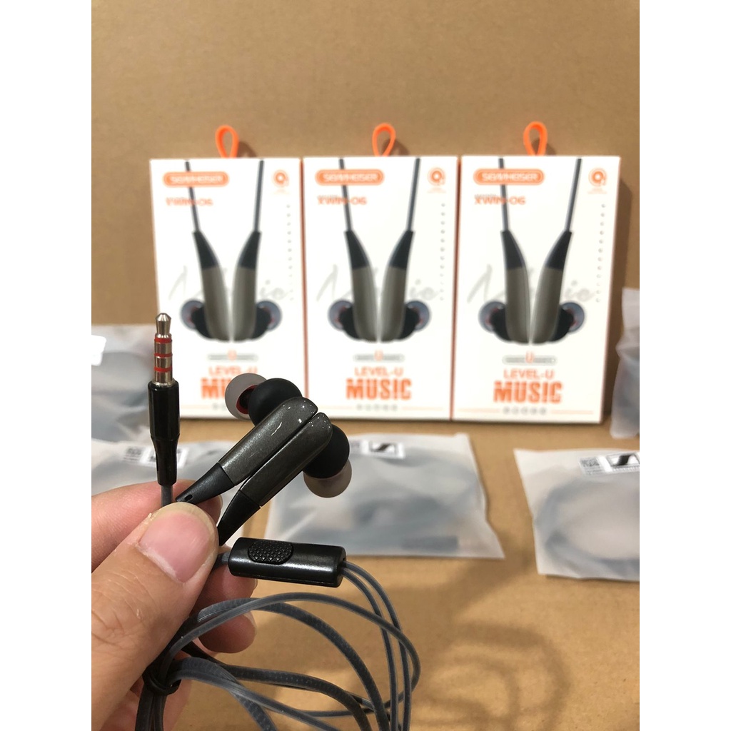 Original Headset Magnet Level-U Xwin-06 Plus Mic telepon Packing import