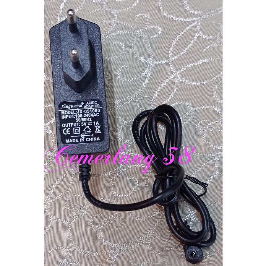 AC to DC 5V 1A Switching Adaptor / Power Supply Plastik 1A 5V