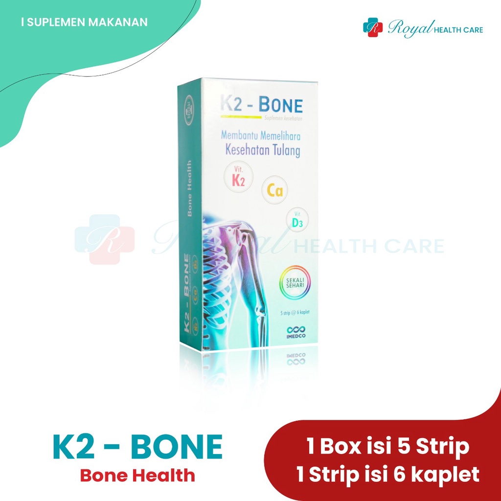 K2-BONE STRIP 6 TABLET Membantu Memelihara Kesehatan Tulang