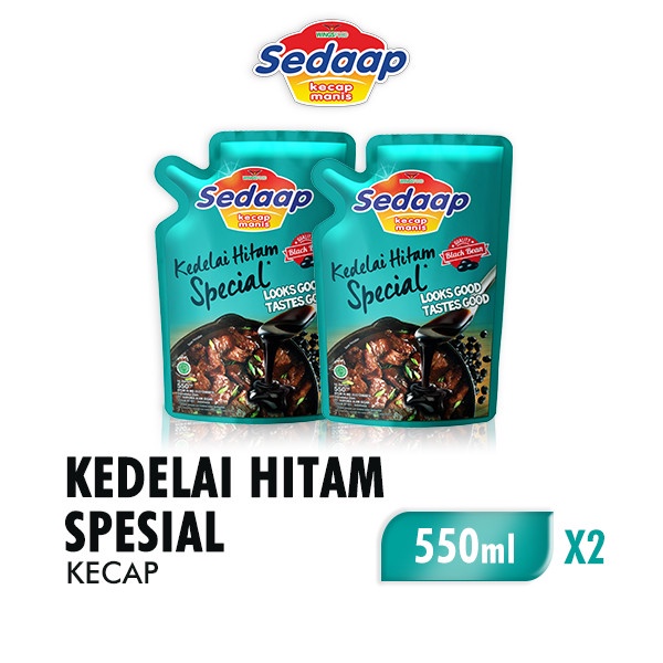 

Sedaap Kecap Manis Kedelai Hitam Spesial 550 ml x 2 Pcs