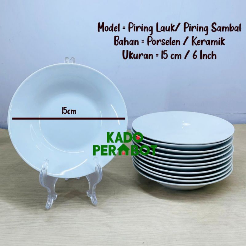 piring sambal keramik - piring keramik lauk - piring kecil kramik