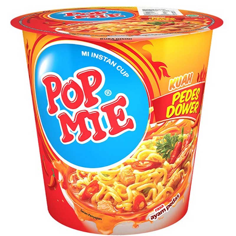 Pop Mie Pedas Dower Kuah