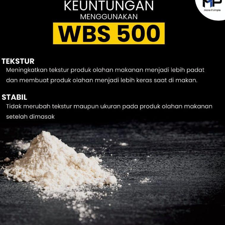 

(O-Q4Q-») Enzim WBS 500 - Perenyah - untuk kress bakso / sosis / nugget (repack) premium