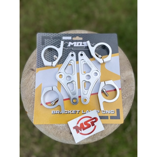 PANGKON LAMPU BREKET LAMPU DUDUKAN LAMPU CNC AS 31 AS 33 PNP CB GL MP TIGER NINJA