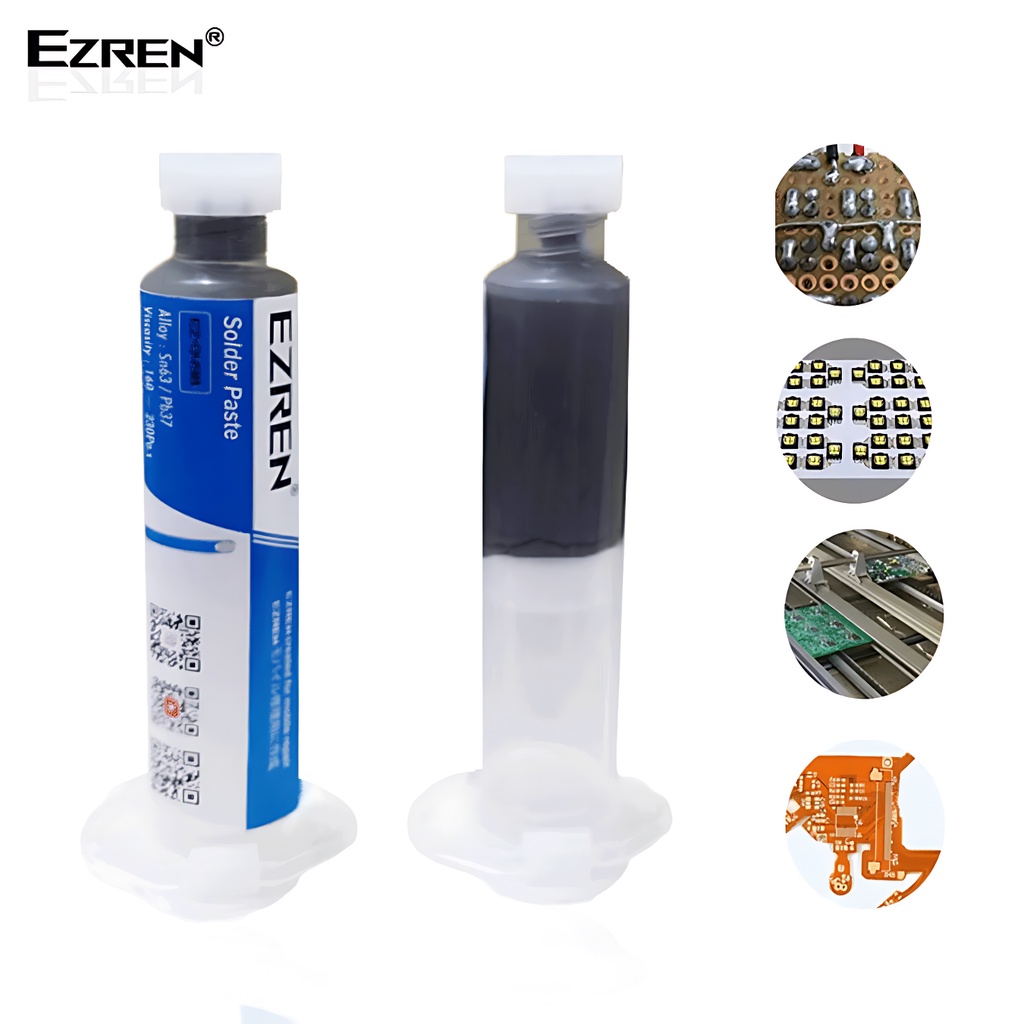 Ezren EZ-0498 Solder pasta 183℃ 10cc &amp; Timah Cair Mobile Repair