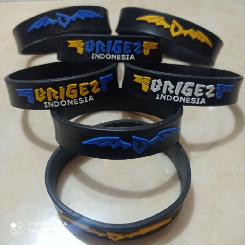 gelang tangan karet varian merck brigez uk L 15mm#greser_aksesoris