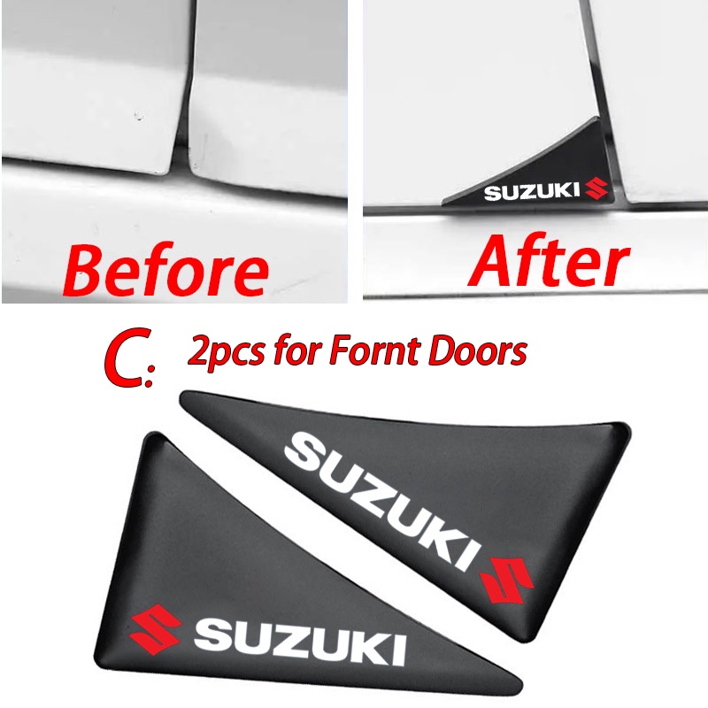 Pinggiran Pintu Mobil Anti Gores Tabrak (Penebalan) Stiker Perlindungan Sudut Silicon Karet Stiker Untuk Suzuki Swift XL7 vitara Jimny SX4 S-Cross Presso Ciaz ERTIGA Aksesoris