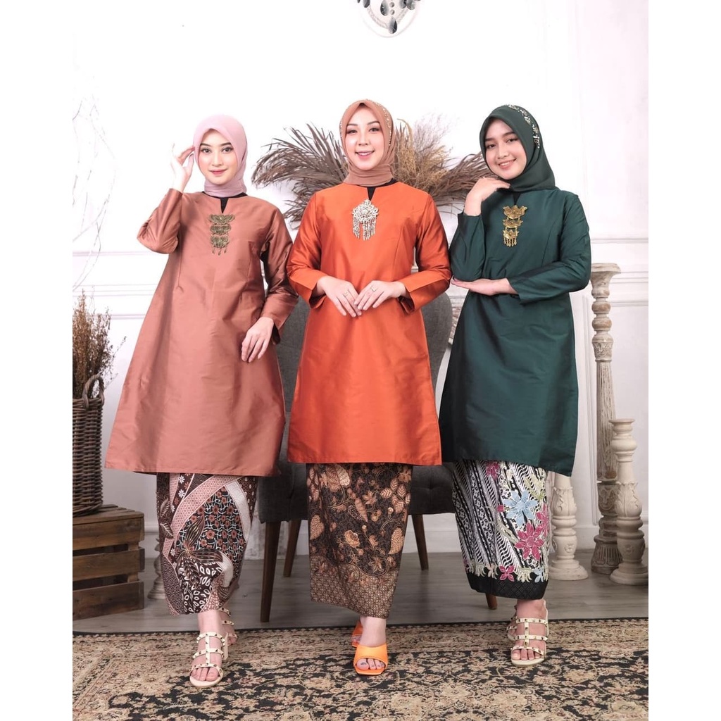 Jual Kebaya Terbaru Baju Kurung Tafetta Baju Kurung Padang Baju