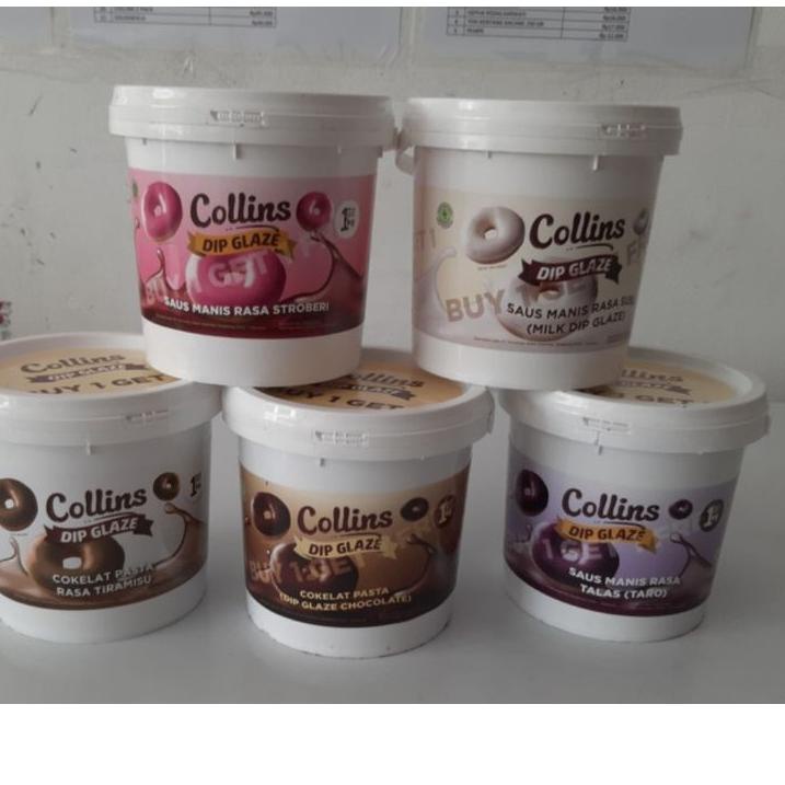 

Barang Laris COLLINS DIP GLAZE 1KG,,,