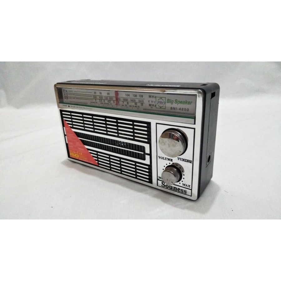 SOUNESS Radio FM / AM / SW - AC / DC - Radio Zaman lama
