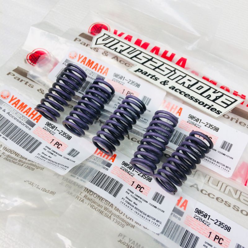Per Kopling Racing Set Yamaha YZ 125 YZ125 Original YGP Japan 90501-23598