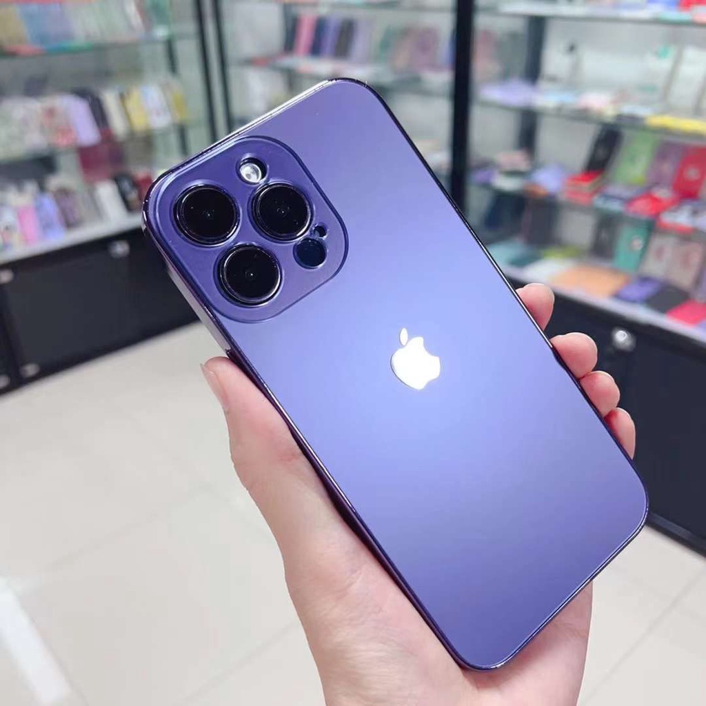 LUXURY PROTECTIVE CASE IPHONE 14 PROMAX 14 MAX / PLUS 13 PROMAX 13 12 PRO 12 11 11 PROMAX HIGH QUALITY CHROME + PROTECTOR CAMERA