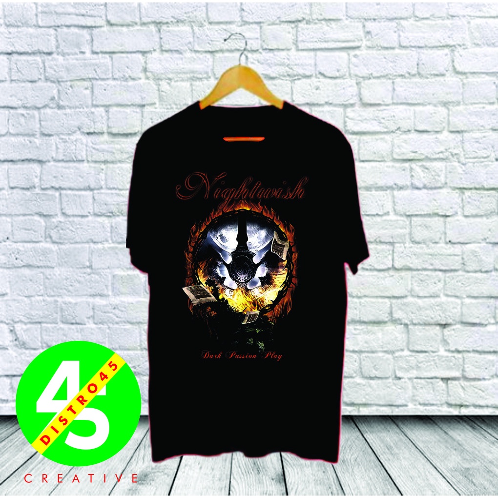 T-Shirt Metal Nightwish / Kaos Band Nightwish Murah / Kaos Band