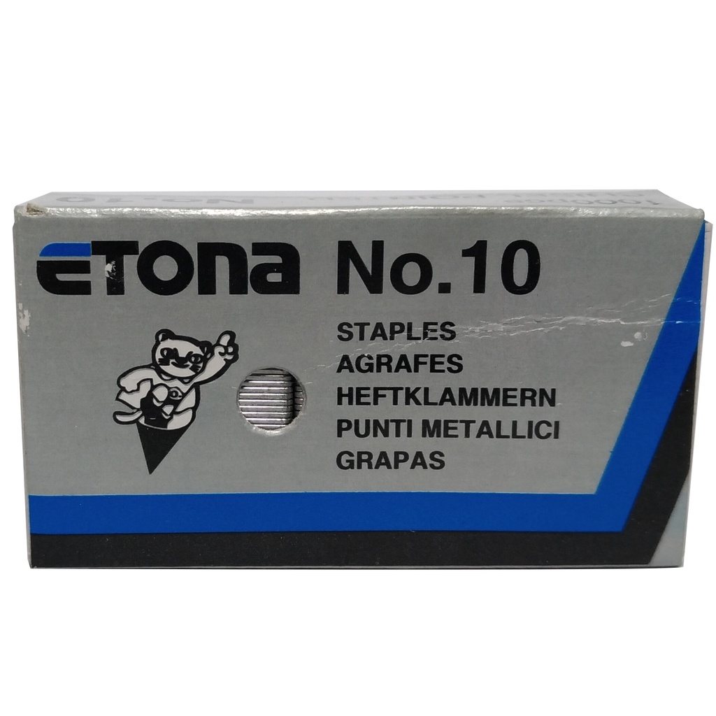 

Etona Staples Chisel Pointed No. 10