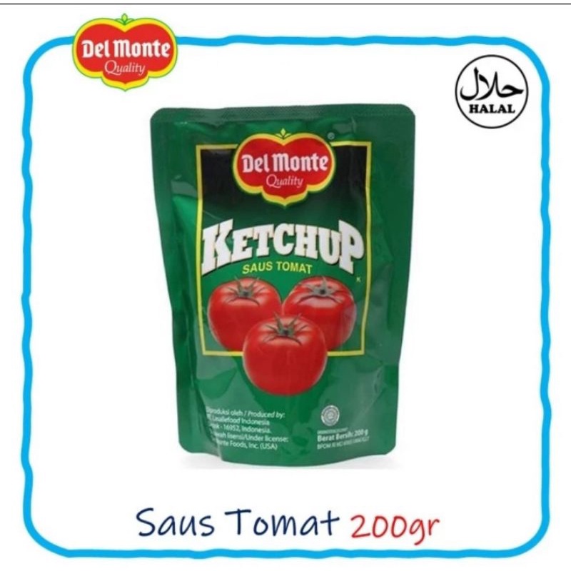 DELMONTE Saus Tomat 200gr