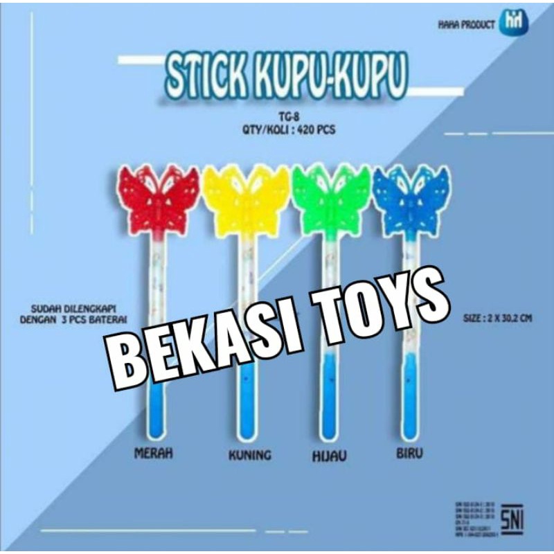 Mainan Anak Stick Led Karakter ( Kupu Kupu )