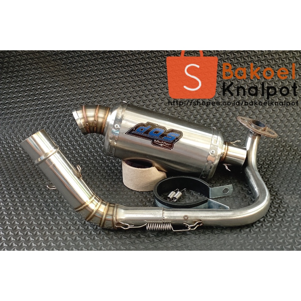 DOS / DOS SILINCER KNALPOT RACING INLET 38MM GENIO / MIO SPORTY / MIO J / FINO / X-RIDE / FINO / XEO