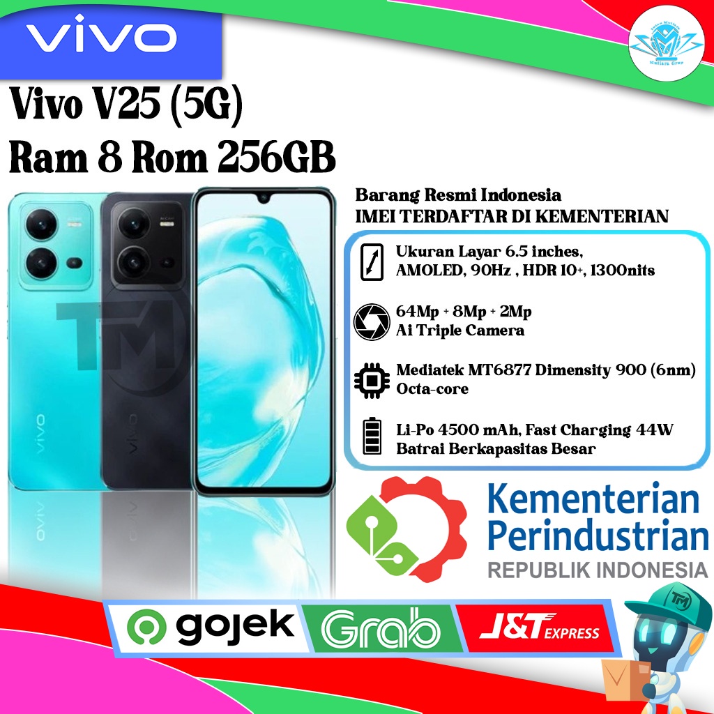 Vivo V25 5G Ram 8 Rom 256GB