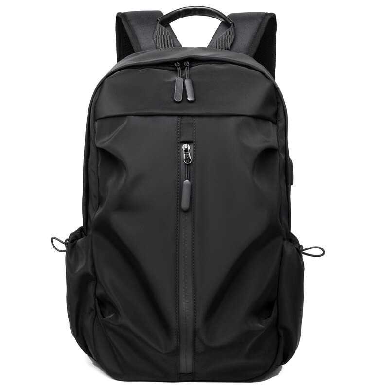 YYBAG Tas Ransel Laptop Oxford Simple Desain USB Port Charging YBK0016 ( Mughnii )