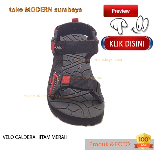 Sandal pria casual sandal gunung slide embos VELO CALDERA