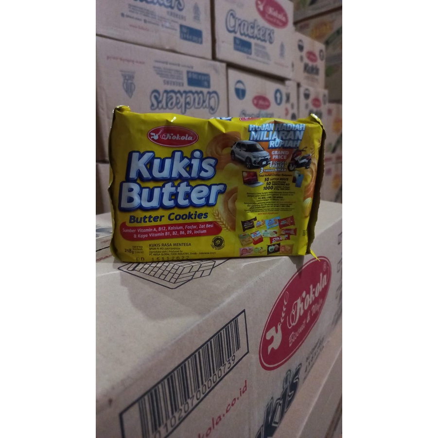 

kue KUKIS kokola 218 gram 1 dus isi 24 pcs