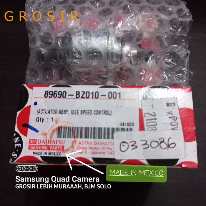 GROSIR : ISC IDLE UP AVANZA XENIA RUSH TERIOS 89690-BZ010-001 DAIHATSU GENUINE