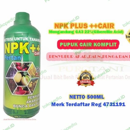 NPK Cair Plus ZPT ga3 Lengkap